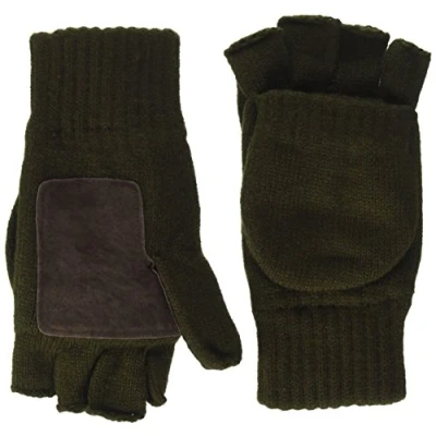 Image of Highlander Falher Gloves/Mitts ― 100% Acrylic Quality Thinsulate™ Lining Available in Black and Olive Green Small, Medium, Large Extra Great for Walking, Hiking, Shooting