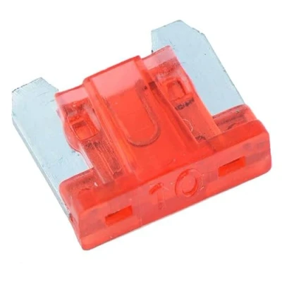 Image of 10 x 10A Red Micro Automotive Blade Fuse Amp Auto Car Van Bike
