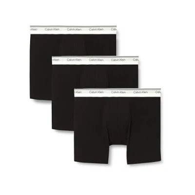Image of Calvin Klein Boxer Brief 3 PK Men&#039;s, BLACK (BLACK), S