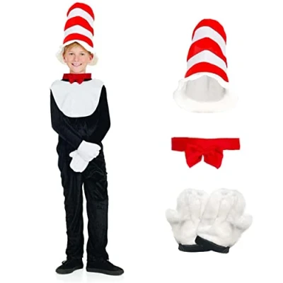 Image of Fun Shack Kids Cat Costume Boys, Costumes for Boys Halloween Costume, World Book Day X Large