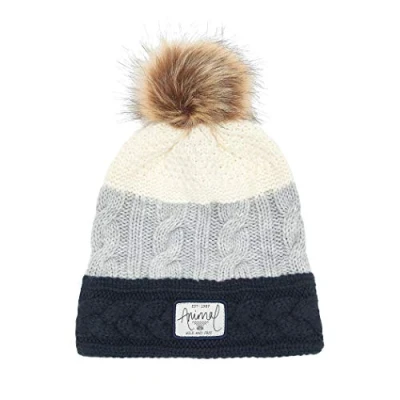 Image of Animal Women&#039;s Blue Beanie Hat Celise