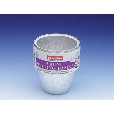 Image of Caroline Foil Mini Pudding Basin 6oz X9