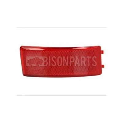 Image of Bison Parts FOR050 LH Passenger Side Rear Bumper Reflector, Red