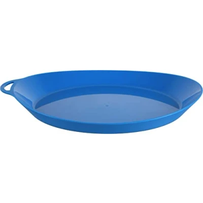 Image of Lifeventure Ellipse Plastic Plate For Camping, Travel &amp; Outdoor Blue
