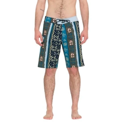 Image of Volcom Men&#039;s Mod Tech 20&quot; Boardshort Board Shorts, Ocean Teal, 32
