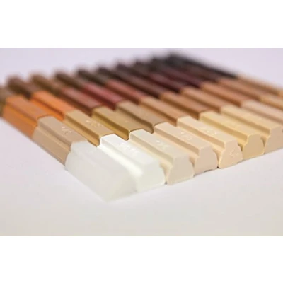 Image of Konig Wax Filler Sticks 40x4cm Softwax Wood Repair Set #130