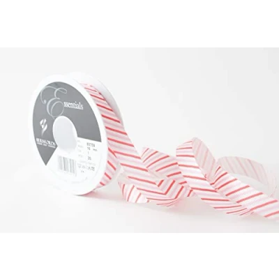 Image of Valentine’s Day Ribbon Candy Crush Printed Pattern Grosgrain 16mm x 20m Reel