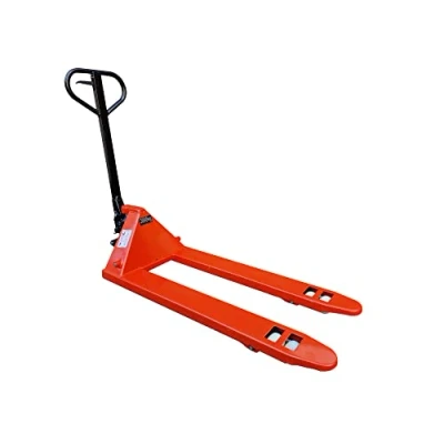 Image of Hand Pump Pallet Truck Jack 2 Ton (Fully Assembled Heavy Duty Euro Manual Trolley) (Without Wheel Chock)