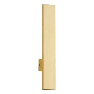 Image of Freemont Integrated LED Wall Lamp Brushed Brass 3000K