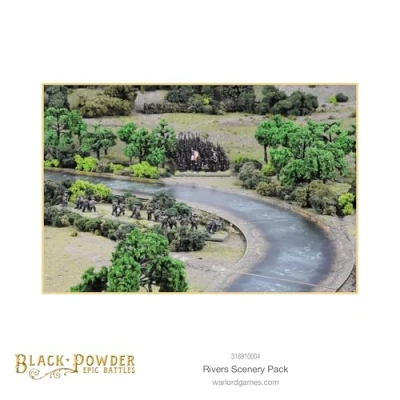 Image of Warlord Games Rivers Tabletop Scenery Pack Black Powder &amp; Epic Battles