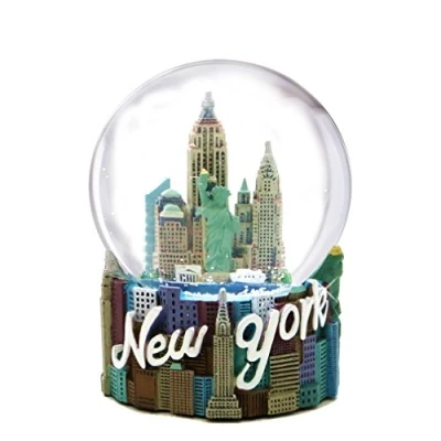 Image of Skyline New York City Snow Globe Souvenir Figurine 80mm from NYC Globes Collection