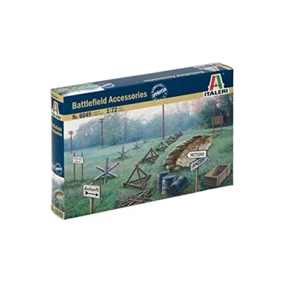 Image of Italeri 1/72 WWII Battlefield Accessories # 6049