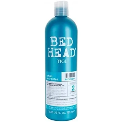 Image of Bed Head by TIGI, Recovery Shampoo, Moisturising Shampoo For Professional Haircare, Great Restoring Dry and Damaged Hair, 750ml
