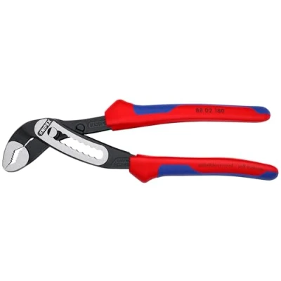 Image of Knipex Alligator® Water Pump Pliers black atramentized, with multi component grips 180 mm 88 02