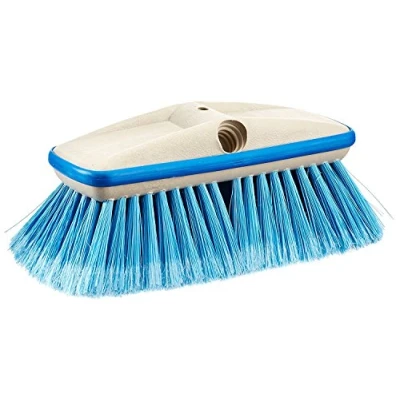 Image of STAR BRITE Premium Medium Wash 8&quot; Brush Head W/Bumper Dual Connections Fit Either Standard 3/4&quot; Threaded Poles or Extend A Handles (Medium) (Blue) (040162)