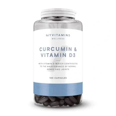 Image of Curcumin &amp; Vitamin D3 Capsules 180Capsules