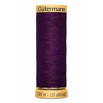 Image of Gütermann Sewing Thread, Cotton, # 3832 Purple, (100M) EU