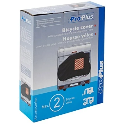 Image of ProPlus 330286 Bicycle Protection Cover with Pocket for Warning Signs Rear Installation