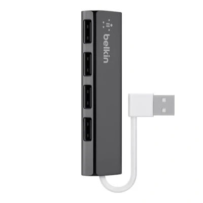 Image of Belkin Ultra Slim Series 4 Port Travel USB Hub