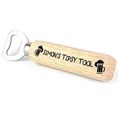 Image of Funny Personalised Bottle Opener Birthday Christmas Gift for Dad Uncle Brother