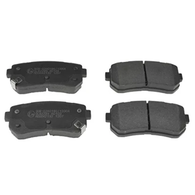 Image of 583021YA50 Brake pad set BLUE PRINT ADG042132 Rear Axle with acoustic wear warning retaining spring holder HYUNDAI: Kona SUV