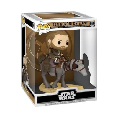 Image of Funko POP! Deluxe: Obi Wan Kenobi Star Wars Collectable Vinyl Figure Gift Idea Official Merchandise Toys for Kids &amp; Adults TV Fans Model Collectors and Display