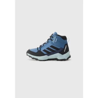 Image of adidas Terrex AX4R MID RAIN.RDY Hiking Shoes, Wonder Steel/core Black/Magic Grey, 13.5 UK Child