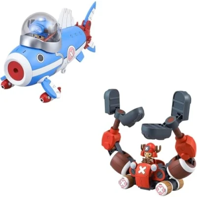 Image of Bandai Spirits One Piece Chopper Robot No. 3 &amp; 5 (Chopper Submarine Crane) Color Coded Plastic Model