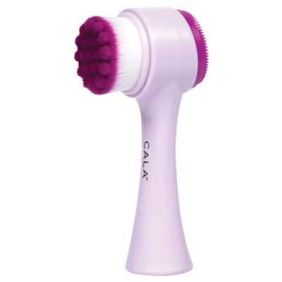 Image of Cala Dual action purple facial cleansing brush