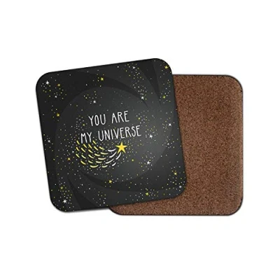 Image of 1 x Cute My Universe Coaster Stars Space Girlfriend Boyfriend Wife Fun #15429