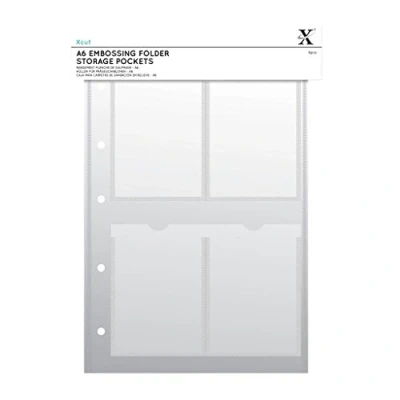 Image of Xcut A4 Embossing Folder Storage Case Wallets (5pk) with A6 Pockets