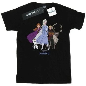 Image of Disney Boys Frozen 2 Group T Shirt Black 3 4 Years