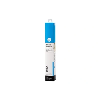 Image of Cricut Smart Iron On Ocean Blue 0.9 m (3 ft) Heat Transfer Vinyl Roll (HTV) For use with Explore 3 and Maker