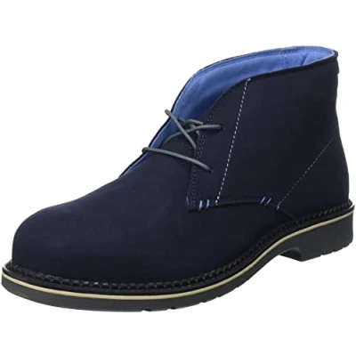 Image of Uvex 1 Business Desert Boots. Steel Toecap S3 Safety Work Boots Blue
