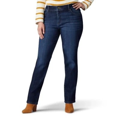 Image of Lee Women&#039;s Plus Size Relaxed Fit Straight Leg Jean, Bewitched, 22W