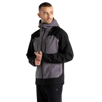 Image of Dare 2b Men&#039;s Water repellent Torrek II Waterproof Jacket Black &amp; Boulevard, Size: Xxl