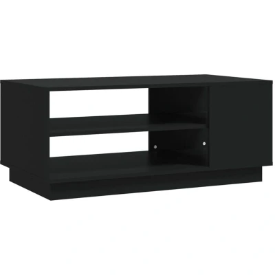 Image of vidaXL Coffee Table Black 102x55x43 cm Engineered Wood