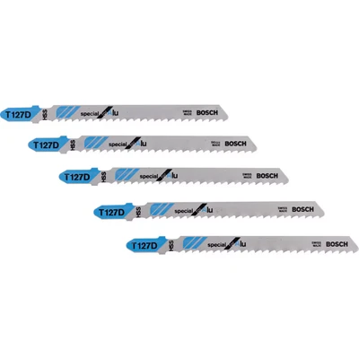 Image of Bosch Professional 2608631017 Aluminium Cutting Jigsaw Blades, 3mm 15mm, Grey, 17.4cm x 0.2cm 13.9cm