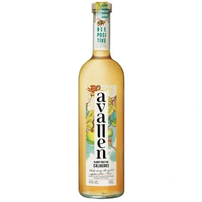 Image of Avallen Calvados Apple Brandy: Artisan crafted, aged 2 years in Oak 40% vol, 70cl Exquisite, Crisp, Fruity Floral, Vanilla &amp; Spice Normandy Award Winning B Corp Certified