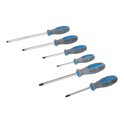 Image of Silverline Hammer Through Screwdriver Set 6pce