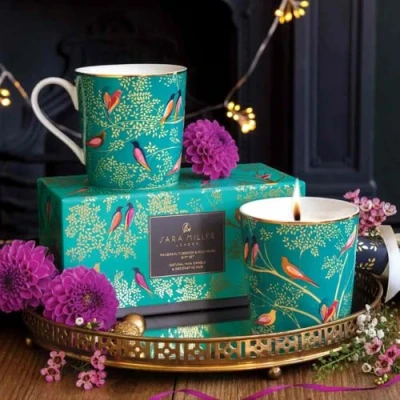 Image of Sara Miller Chelsea Mug and Candle Gift Set