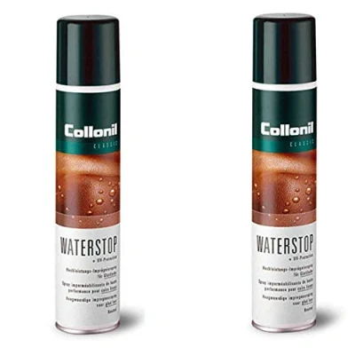 Image of Collonil Waterstop Spray, waterproofing spray with UV protection, 200 ml (pack of 2), transparent