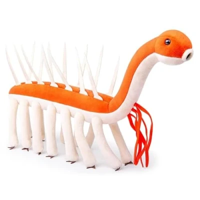 Image of PuffPurrs Realistic Cambrian Ancient Organism Hallucigenia Plush Toy Lifelike 17&quot; Sea Creature Stuffed Animals Model Plushie, Unique Gift for Kids