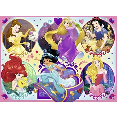 Image of Ravensburger Disney Princess 100 Piece Jigsaw Puzzle with Extra Large Pieces for Kids Age 6 Years and Up