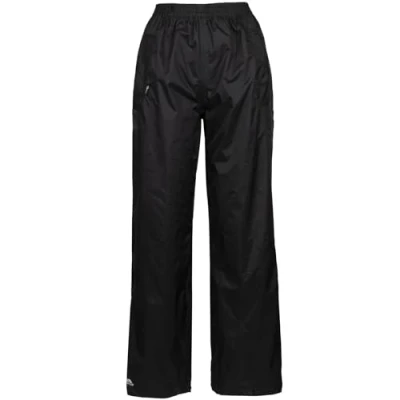 Image of Trespass Womens Quikpack Packable Waterproof Walking Overtrousers Pants XL Black