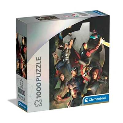 Image of Clementoni 39721 Disney 100 Celebration Marvel Avengers Jigsaw Puzzle 1000 Pieces, For Adults Made In Italy