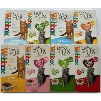 Image of Webbox Lick e Lix Variety Pack (Pack of 8)
