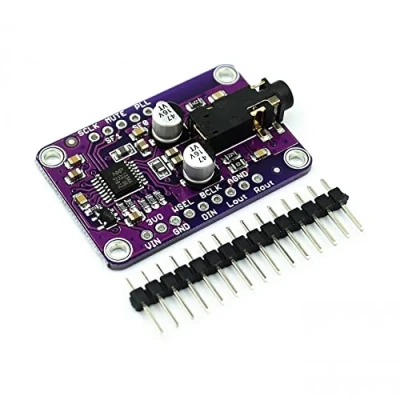 Image of DLOETT UDA1334A DAC Module CJMCU 1334 I2S Audio Stereo Decoder Board For Arduino 3.3V 5V