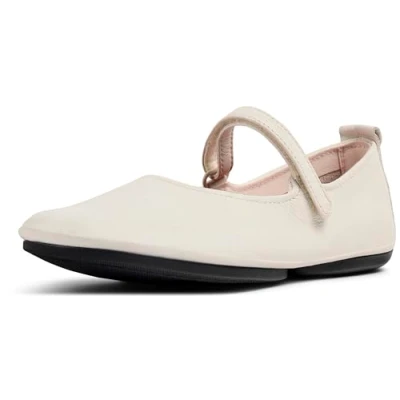 Image of Camper Right NINA Ankle strap ballet pumps, Women&#039;s, Size: 5, Weiß natural Leather