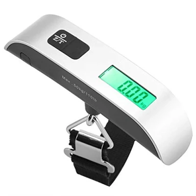 Image of Portable Digital Scale,Mini Size LCD Electronic Hanging Scales Hook Weighing Balance Max. Load 50Kg